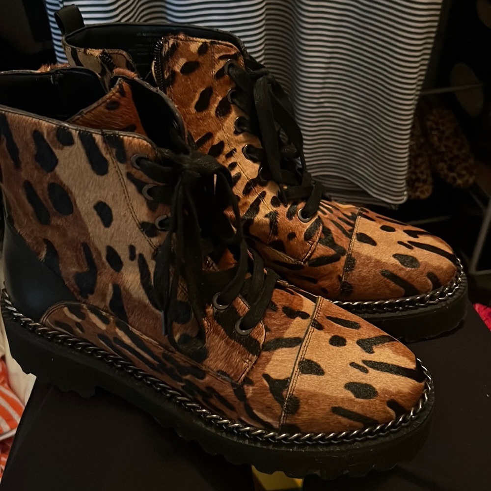 Vince Camuto cow hair boots